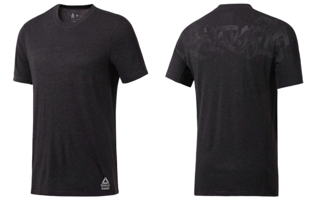 Reebok Crossfit Unknown Unknowable Tattoo T Shirt Black Men Poly Blend Small NWT