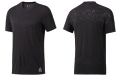 Reebok Crossfit Unknown Unknowable Tattoo T Shirt Black Men Poly Blend Small NWT