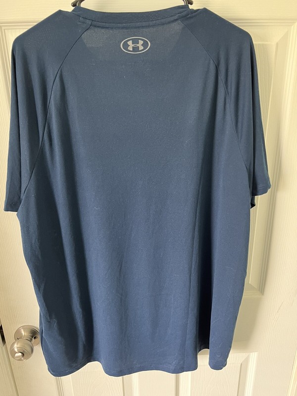 Under Armour Short Sleeve Men's T-Shirt Blue The Tech Tee Size XL gallery
