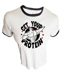 Iron Gods Get Your Protein Workout TShirt Gym Shirt Aesthetic Clothes Gym Outfit