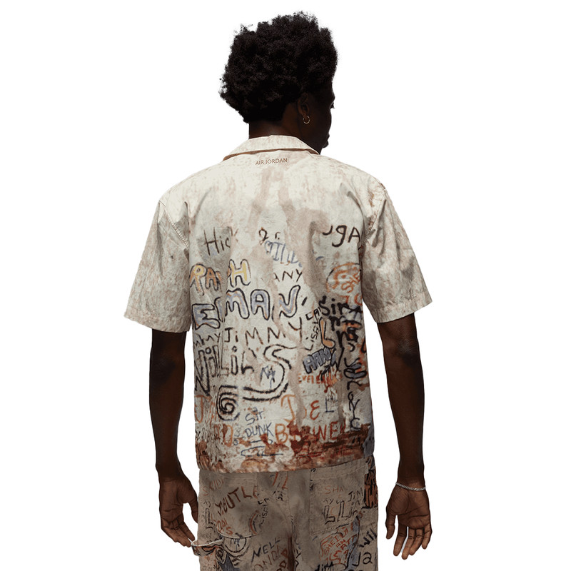 Air Jordan All-Over Graphic Camp Shirt HF9347-133 Sail (Men’s XL) gallery
