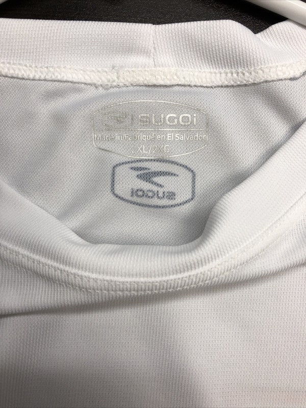 NWOT Sugoi 2XL White Black Gray Road ID Activewear Short Sleeve Tshirt Mens gallery