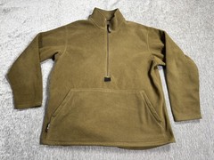 Peckham Pullover Mens Large Coyote USMC Polartec 1/4 Zip Fleece Marines Military