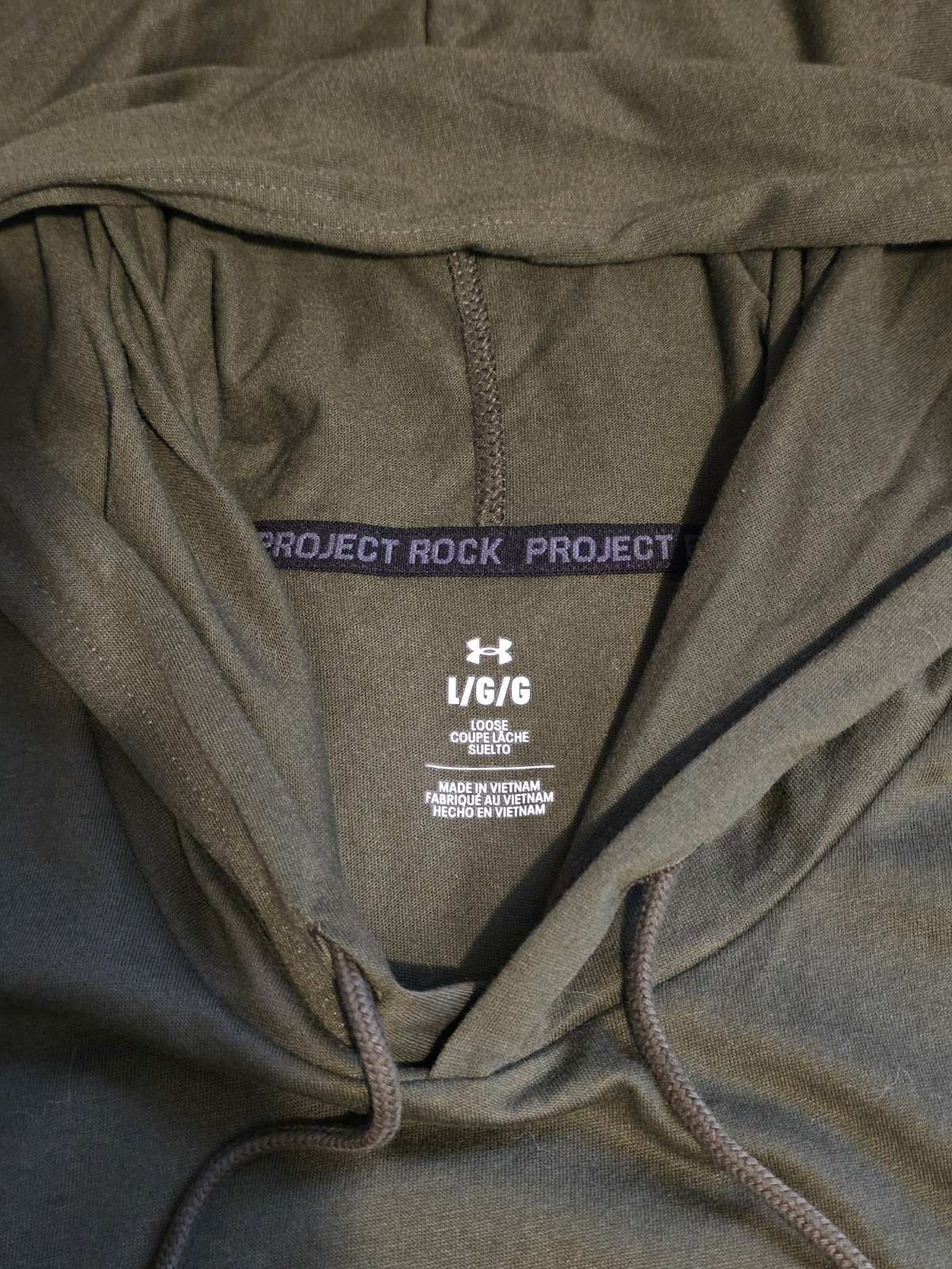 Under Armour Project Rock Sleeveless Eagle Hoodie Tank Men's L gallery