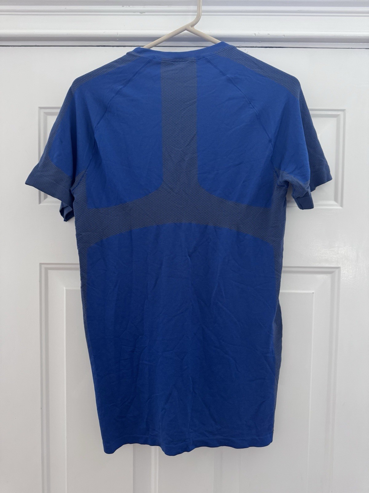 Rare OG Gymshark Seamless Navy Blue training top Size S short sleeve gallery