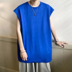 Summer Basic 100% Cotton Men Tank Tops