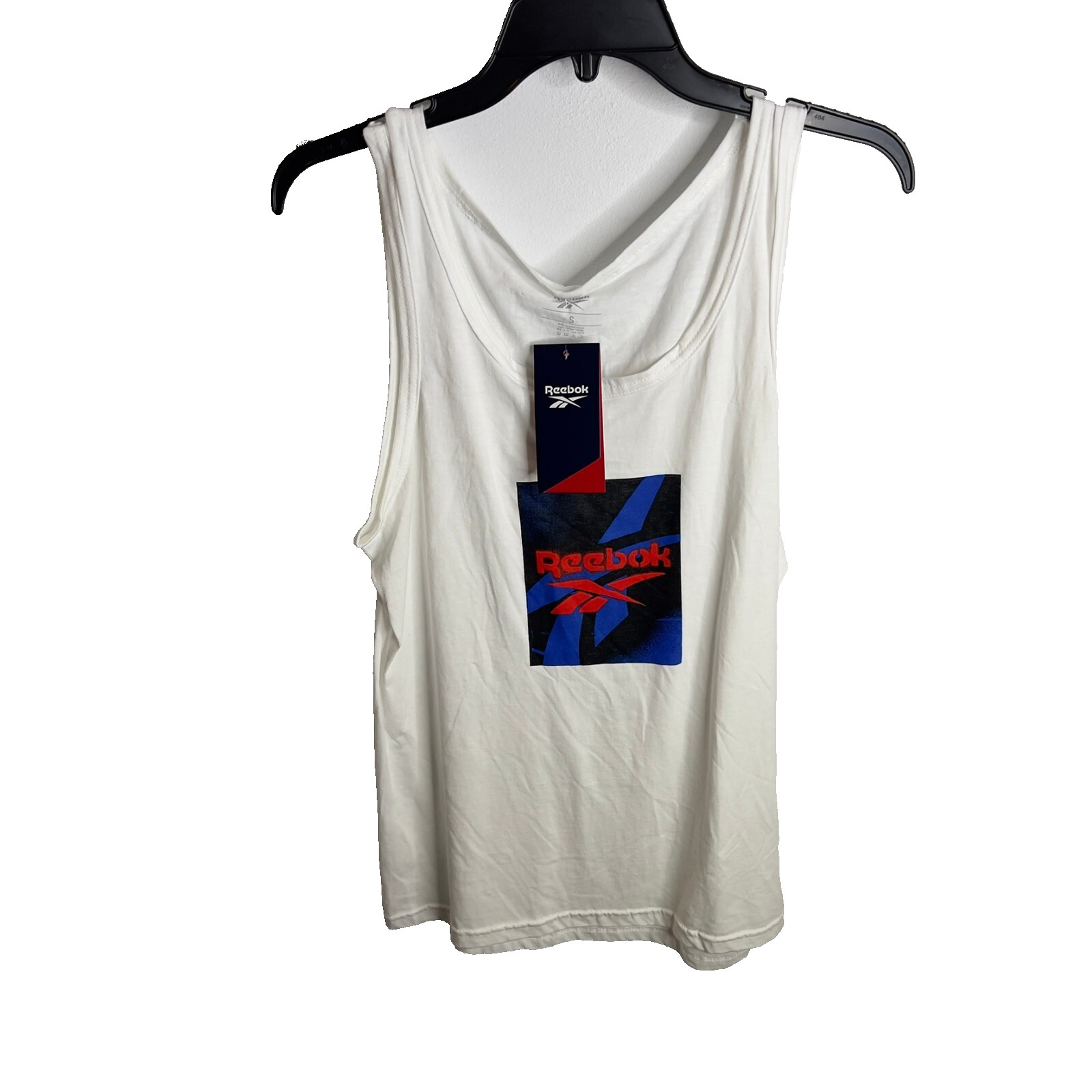 Reebok Men's Graphic Tank Top - White Size L gallery