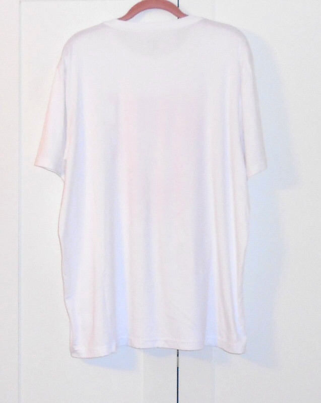 MEN'S OLD NAVY ACTIVE CLOUD MOTION WHITE " HUSTLE" TEE - SIZE XLARGE gallery