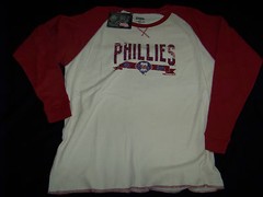 Stitches Men’s Philadelphia Phillies Long Sleeve Shirt NWT XL