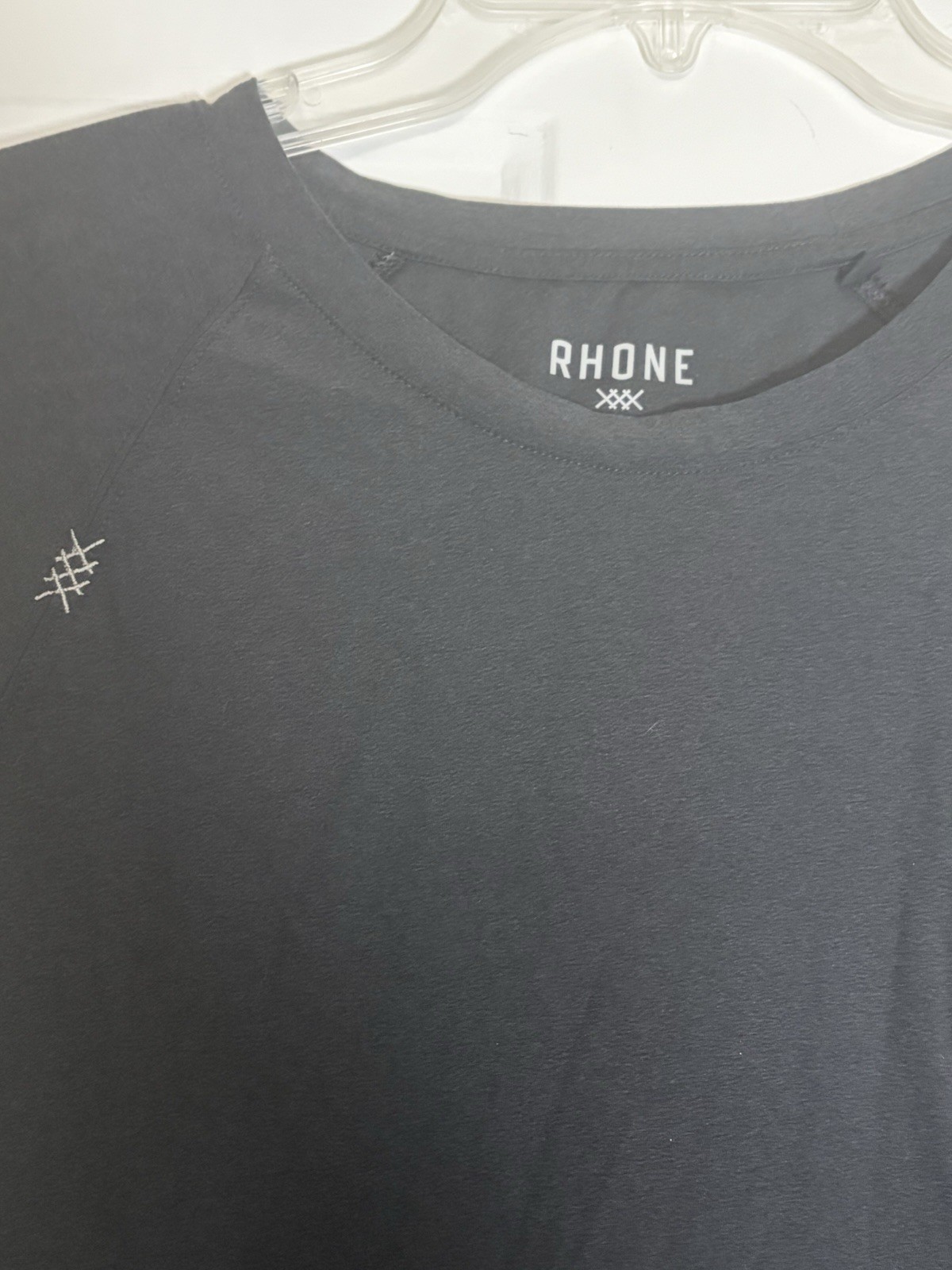 Rhone Men’s Reign Tech Short Sleeve T-Shirt Gray Stretch Sz XL gallery