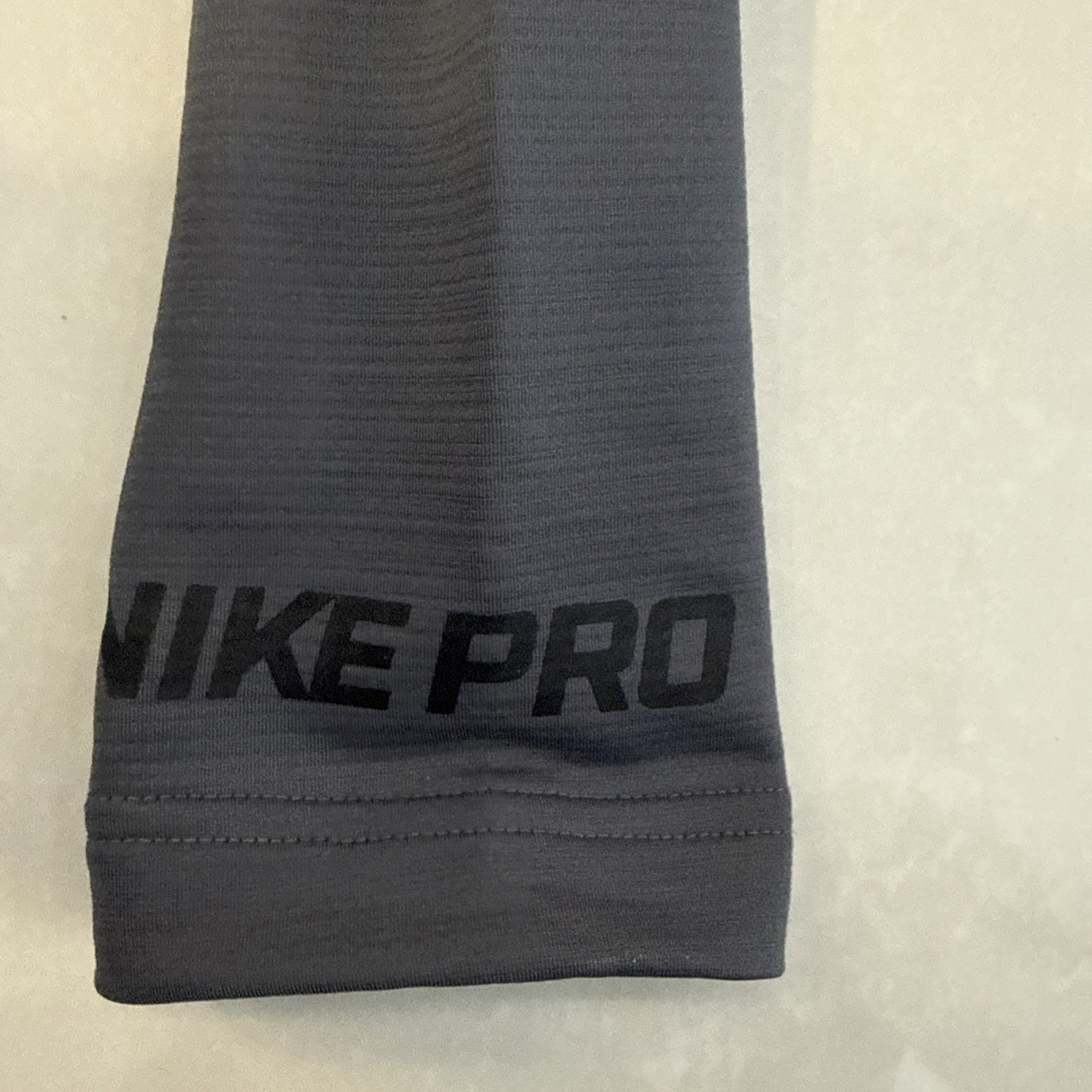 MENS NIKE PRO WARM DRIFIT COMPRESSION LEGGINGS GREY Small gallery