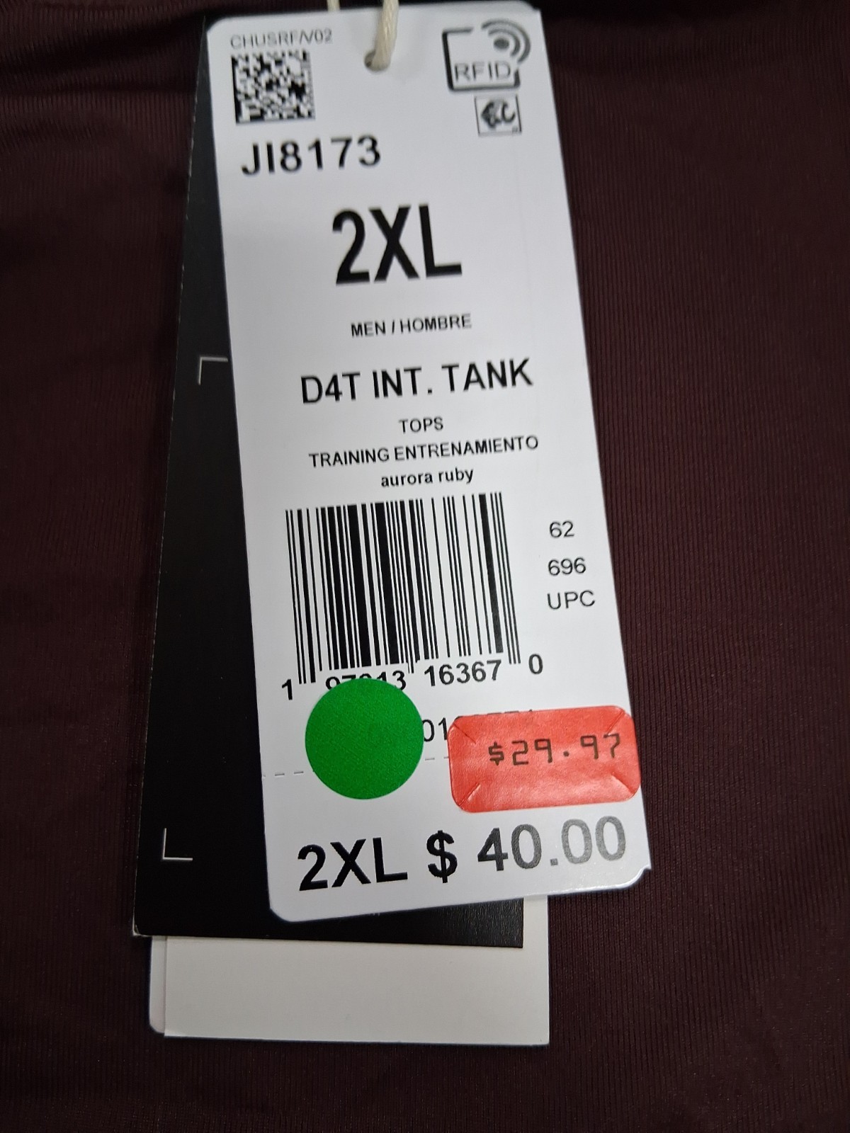 Adidas Men’s Designed For Training Intensity Tank Top Sz 2XL (JI8173) - NWT gallery