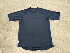 Nike Sphere Dry T Shirt Mens Large Blue Workout Training Gym Athletic