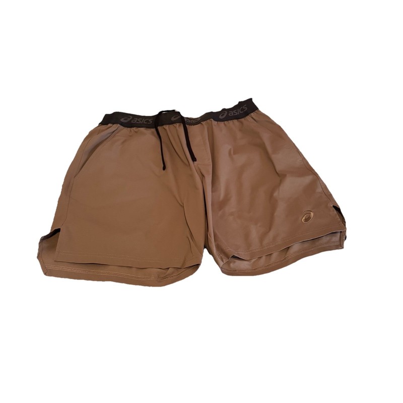 ASICS Double Weave Relaxed Pullover Jacket Men's Sports Top Plus Shorts! Size LG gallery