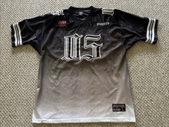 Players Millennium L Men’s Graphic Print Jersey Black Mesh V-Neck