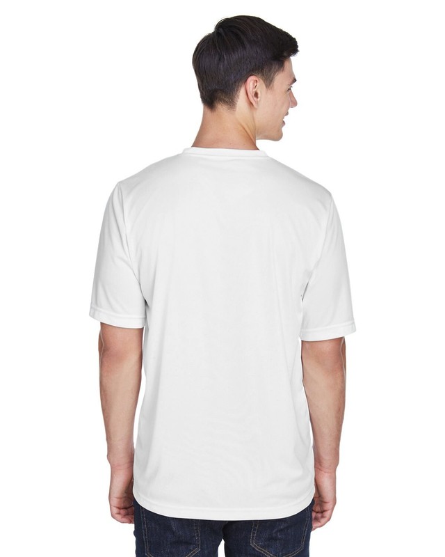 Team 365 TT11 Medium White Mens Zone Performance T-Shirt Polyester Activewear gallery