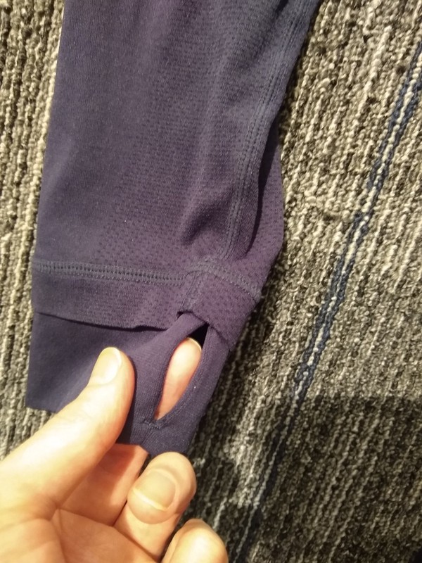 Fabletics Training Day 1/4 Zip Long Sleeve Men's Size XXL Navy Blue Stretch gallery