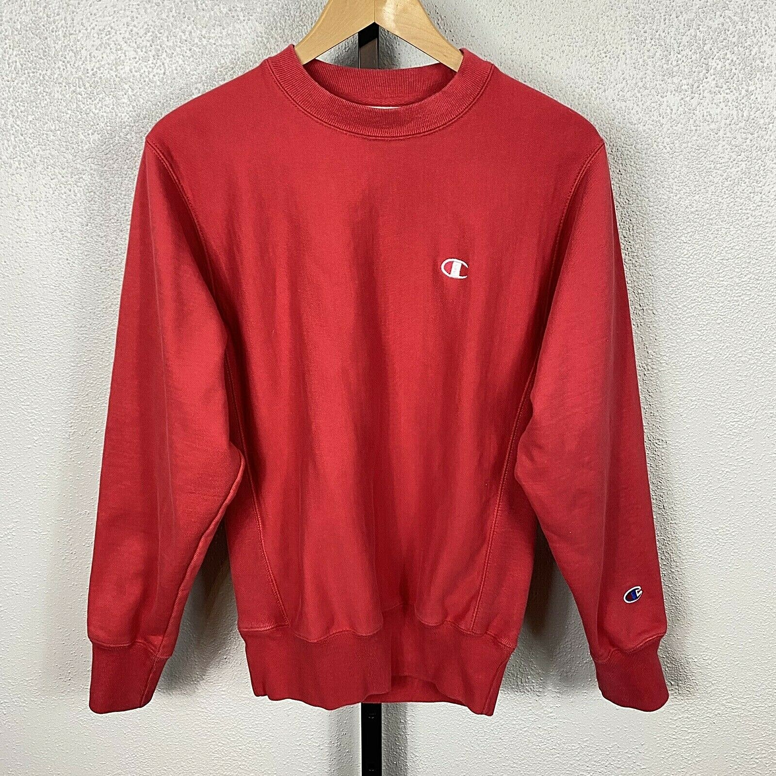 Champion Reverse Weave Red Sweatshirt Men's S Small gallery