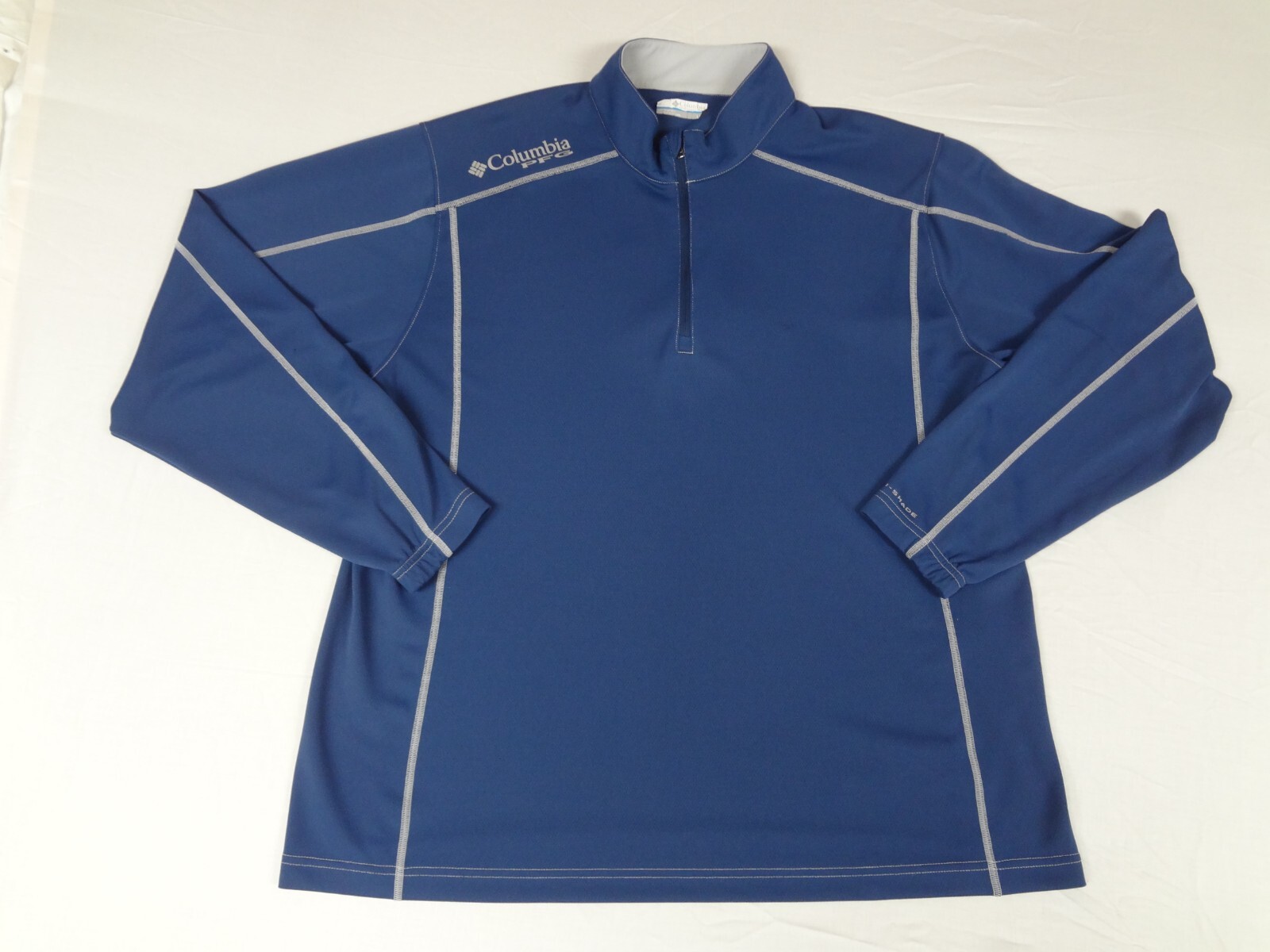 COLUMBIA SPORTSWEAR PREFORMANCE FISHING BLUE LARGE LONG SLEEVE T-SHIRT H1481 gallery