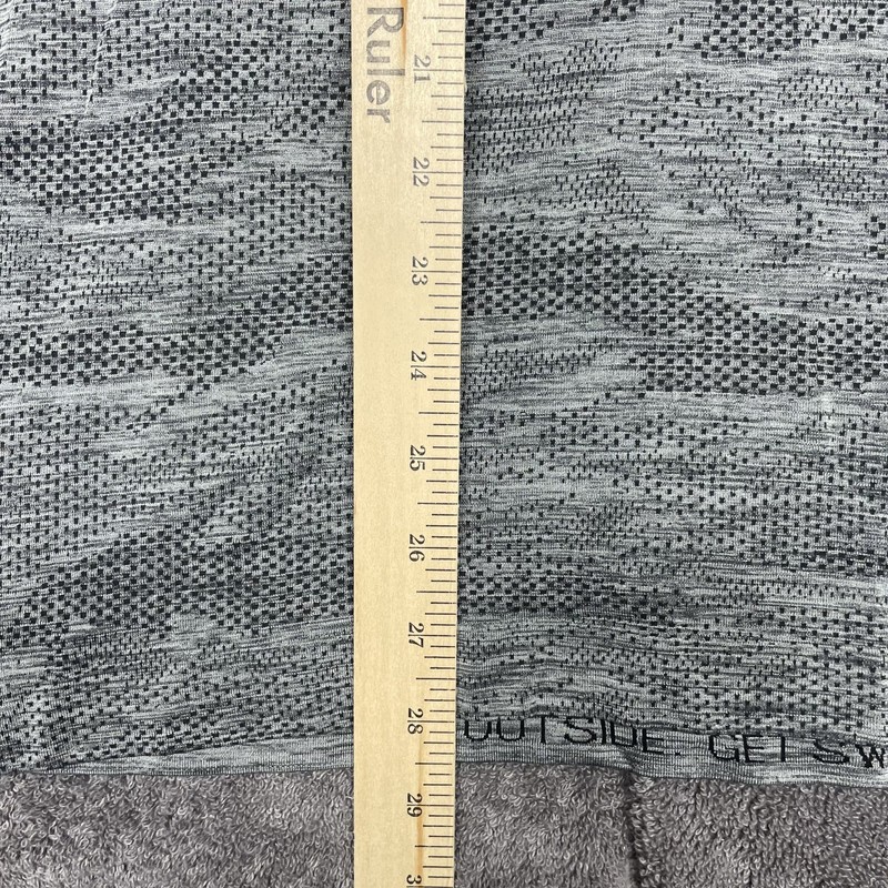 Lululemon Shirt Men's Large Gray Camo Metal Vent Tech Active Wear Workout Gym gallery
