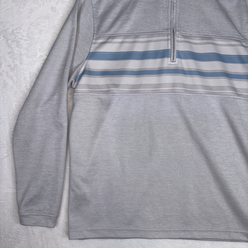 Pebble Beach 1/4 Zip Quarter Zip Mens Gray DryLuxe Golf Performance Size Medium gallery
