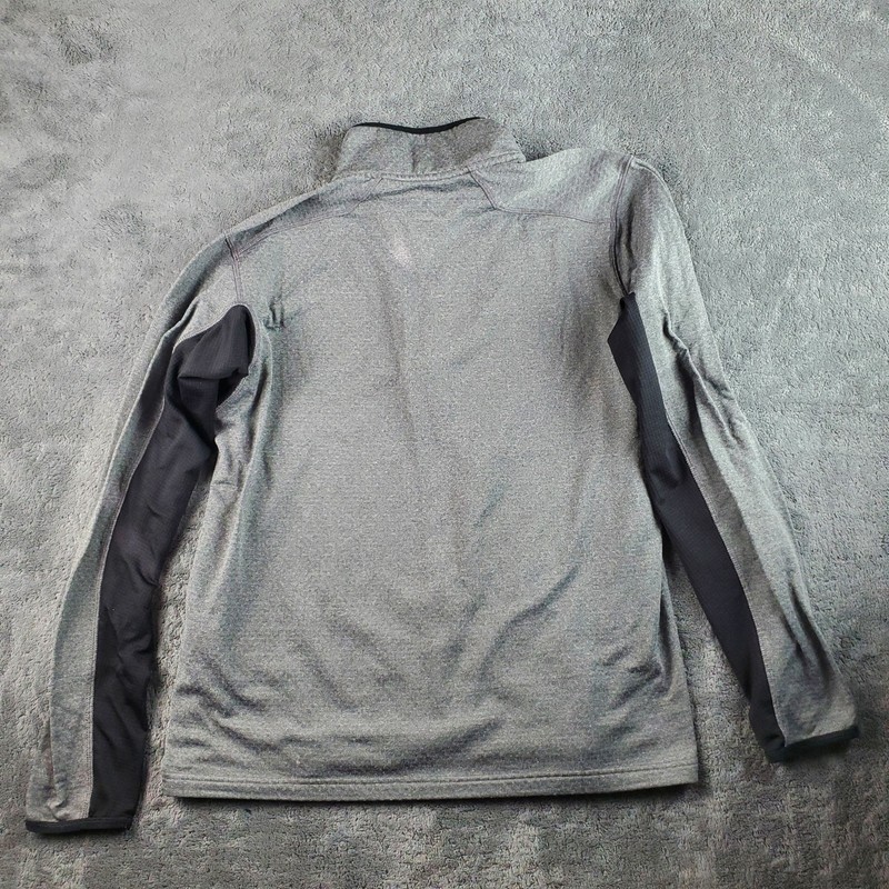 Nike Pullover Mens M Gray Shirt Training 1/4 Zip Dri Fit Athletic 543223-071 gallery