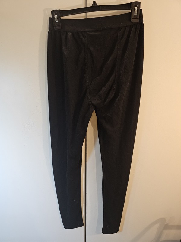 Omni Wool Mens Small Black Base Layer Top & Bottom gallery