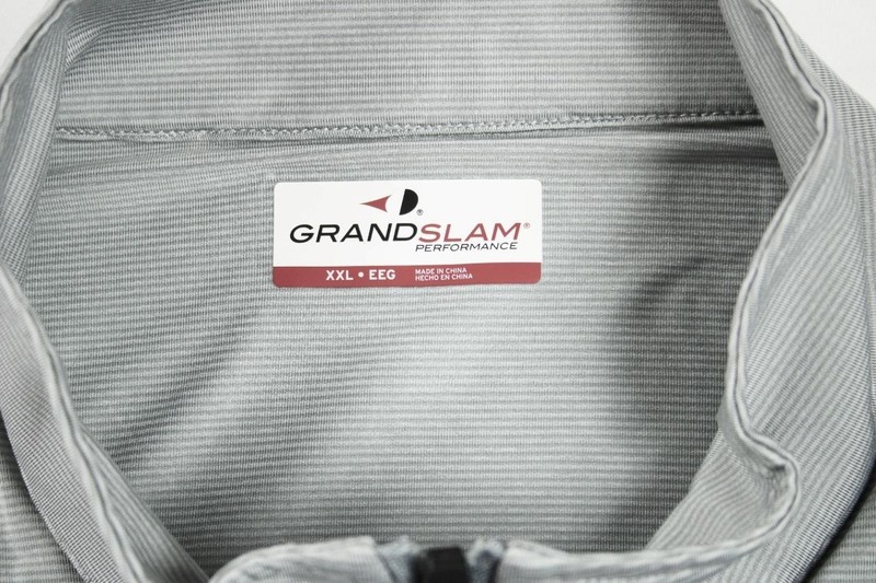 Grand Slam Mens 1/4 Zip XXL Pullover Shirt Performance Golf Long Sleeve Lt Gray gallery