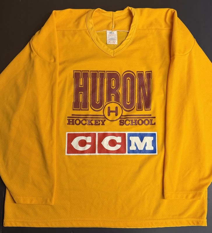Vintage CCM Huron Hockey School Jersey - Maska Air-Knit - XL gallery