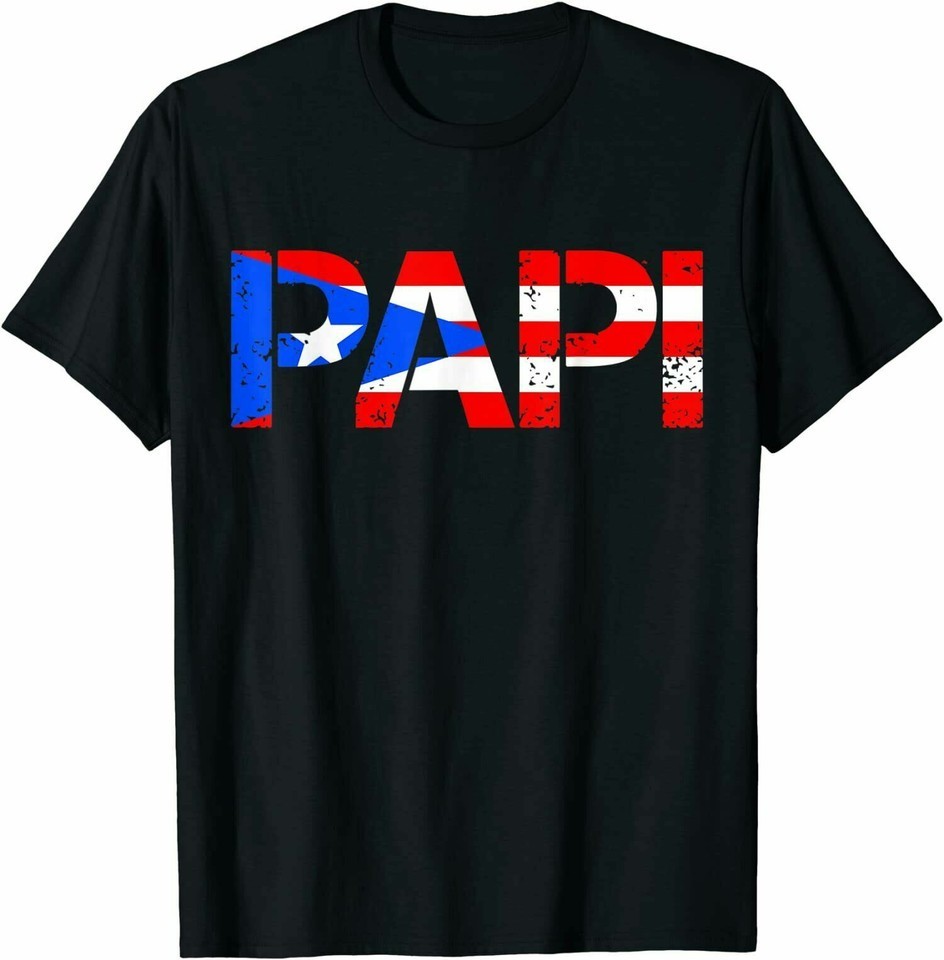 New Mens Puerto Rico Flag Father's Day Great GiftShirt Made in USA Size S to XL gallery