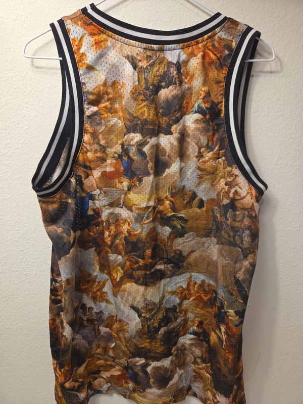Men's Rebel Angels Artwork Sleveless Basketball Jersey Tank Shirt size 2XL gallery