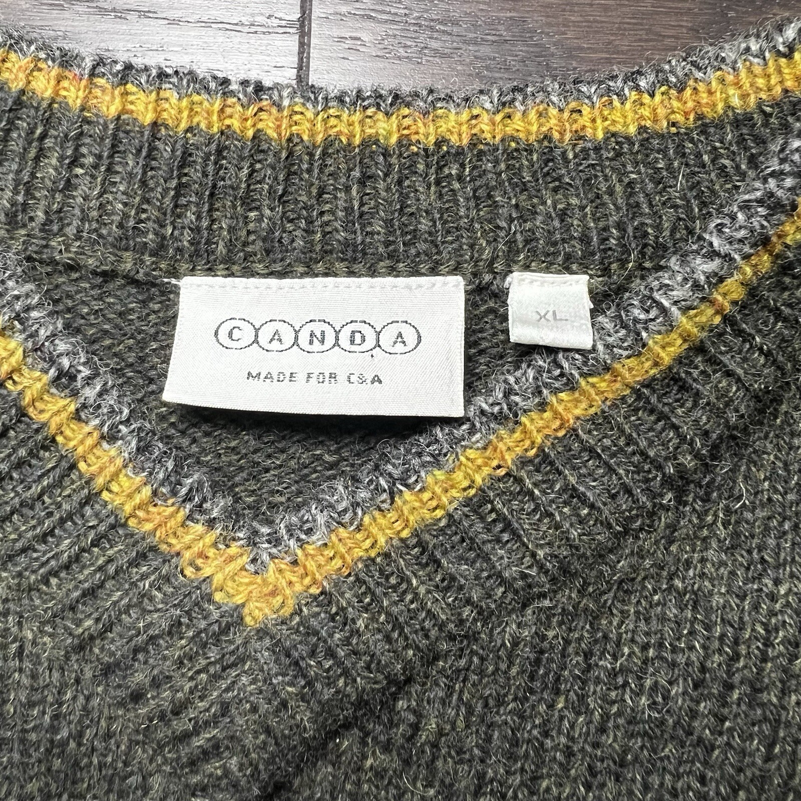 CANDA made for C&A Men’s Wool pullover XL Sweaters gallery