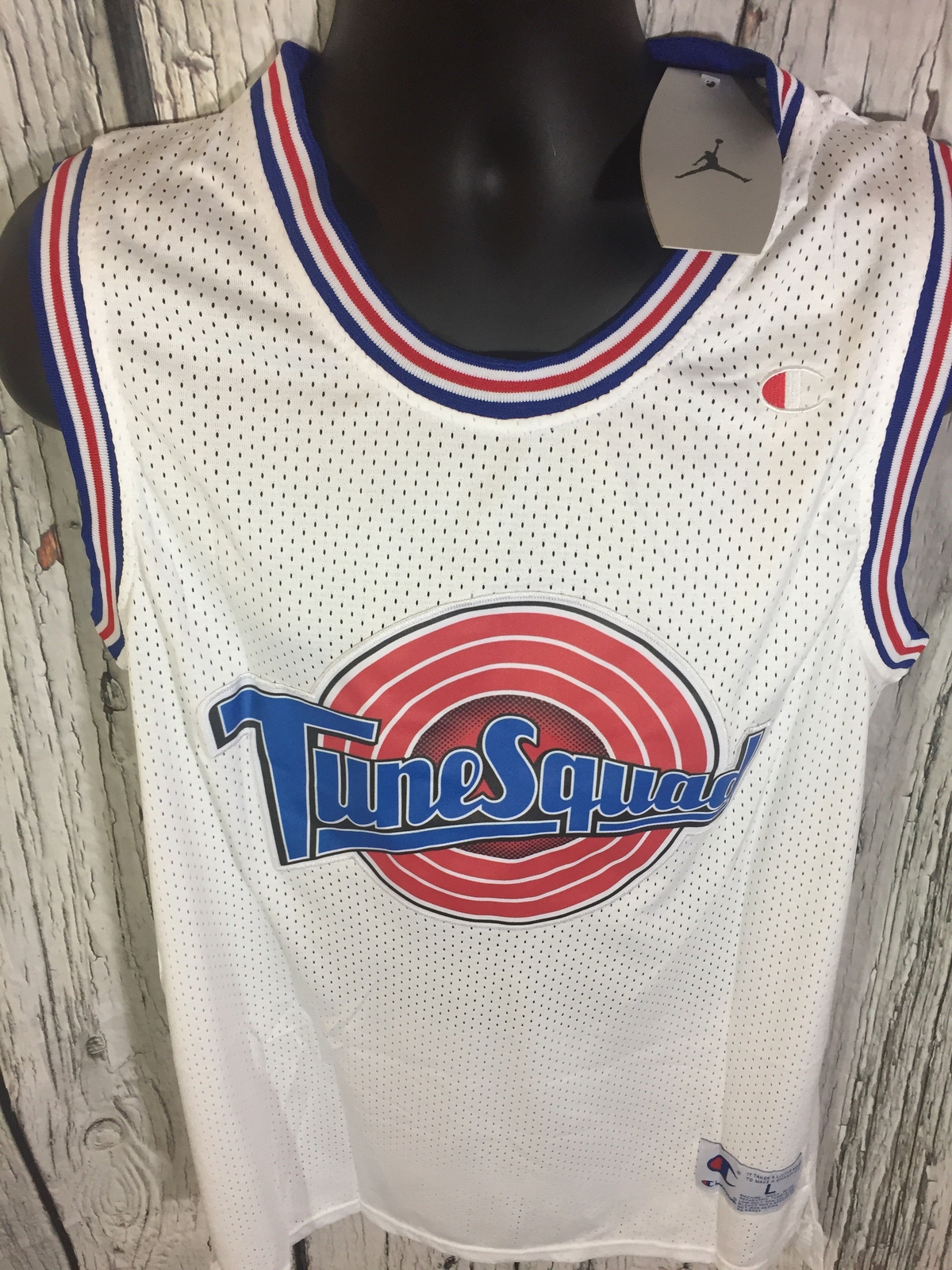 Space Jam Tune Squad Donald Duck Jersey Champion Jordan Large gallery