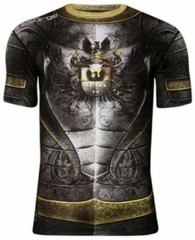 Mens Thermal Active Fitness Sports Knight Fighter Eagle T-Shirt Mens