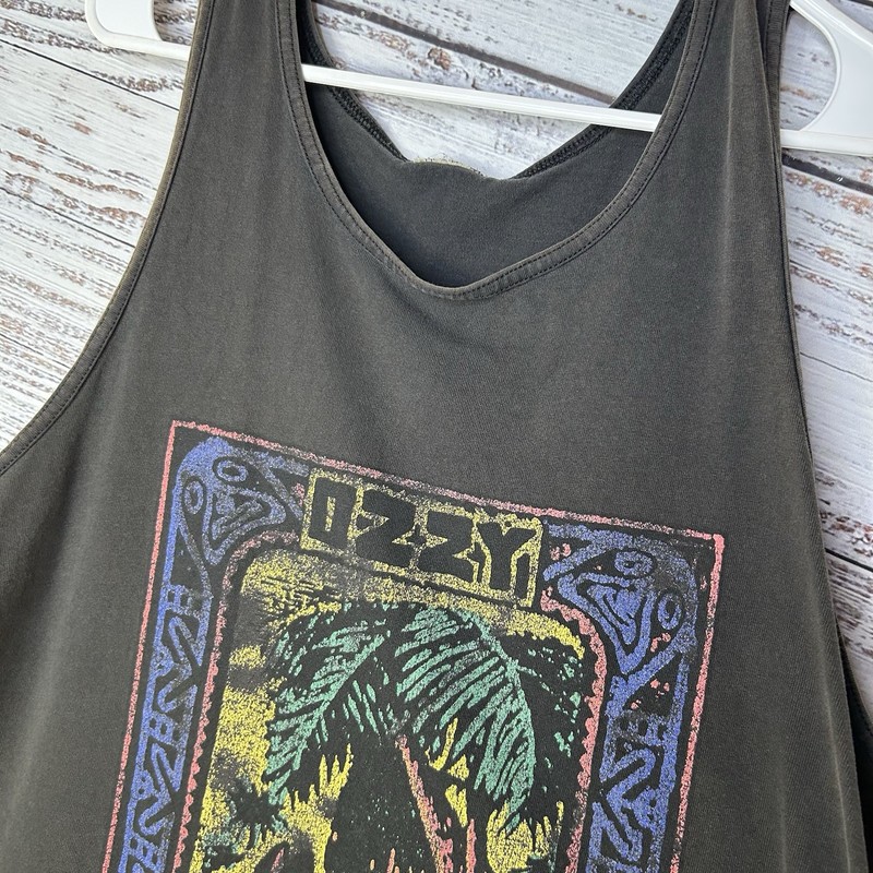 Vintage 90s Ozzy Surfboards Single Stitch Tank Top Surf Tee USA Made Faded Large gallery