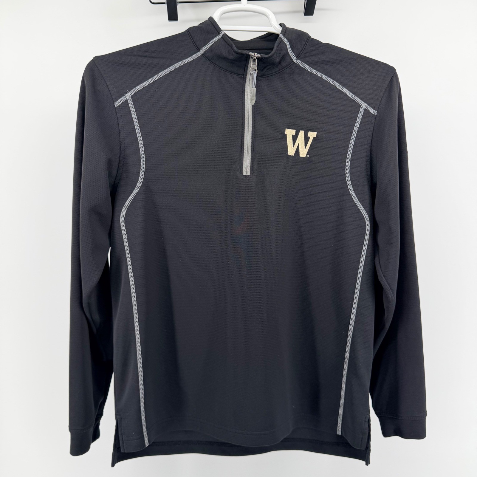 Under Armour Washington Huskies 1/4 Zip Pullover Allseasongear Small Black gallery