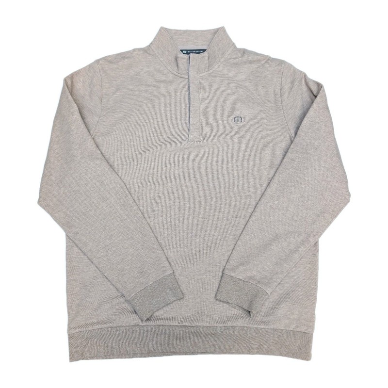 Travis Mathew Golf Cloud 2.0 1/4 Zip Jumper - Portabella Beige XL - RRP £109 gallery