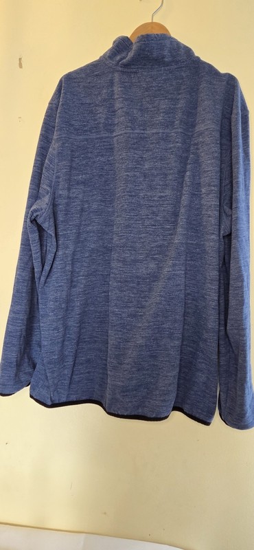Avalanche Men's Quarter Zip Top Stand Up Pullover Blue Size XXL Athletic Wear gallery