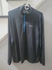 Eddie Bauer Base Layer Freedry Stretch 1/2 Zip Large Black/Blue Outdoors Comfort gallery