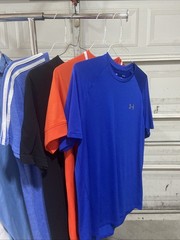 4 Pack Of Men’s T-shirts, Size Medium, Under Armour, Nike, And Adidas