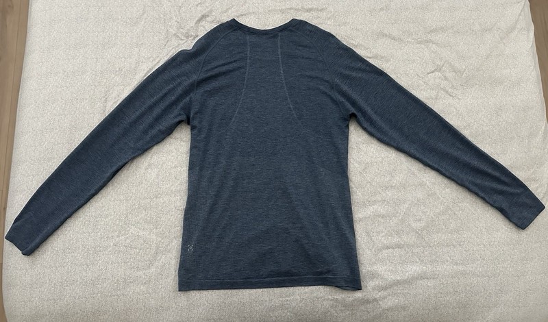 Lululemon Men’s Medium Metal Vent Tech Long Sleeve Shirt Gray Athletic Top gallery