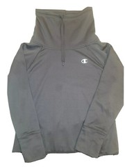 Champion Pullover Power Train Duofold Warm Ctrl size Medium Gray Charcoal