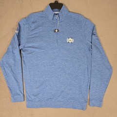 Johnnie-O Vaughn 1/4 Zip Mens Small Striped Performance Pullover JMK01890 NWT
