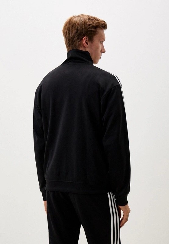 Adidas Adicolor Size Medium Mens Black Funnel Neck Track Pullover Top gallery