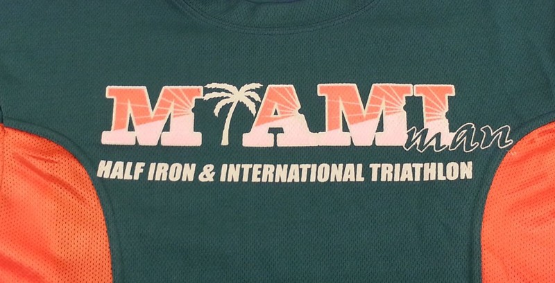 2008 Miami Man Half Iron & International Triathlon Size S Athletic Top 36” Chest gallery