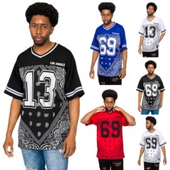 Victorious Men’s Bandana Paisley 13 And 69 Team Football Jersey FJ13 & FJ69
