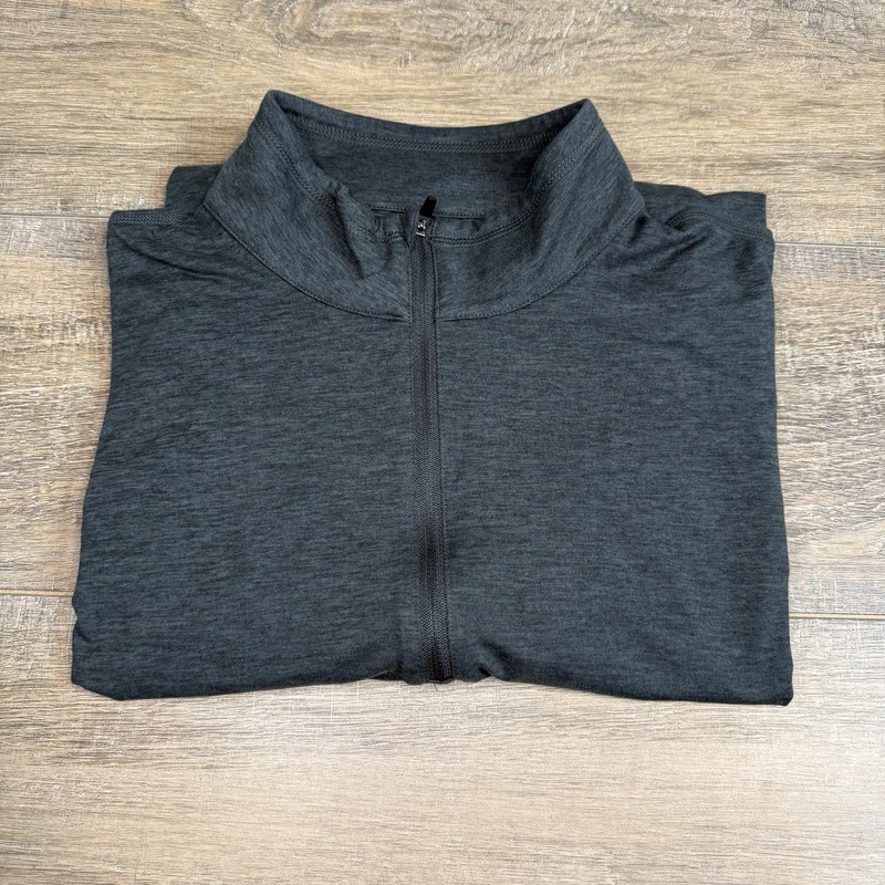 Vuori Mens Long Sleeve 1/4 Zip Top Size (2XL) Dark Green W/ Slash Pocket B4 gallery