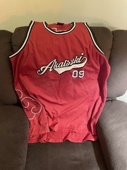 Box Lunch Basketball Jersey – Naruto Akatsuki Cloud #9, Red, XL