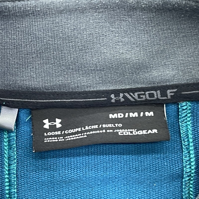 Under Armour Sweater Mens Medium Coldgear Pullover Barrington Golf Club Aurora gallery