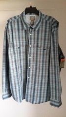 St Johns Bay OUTDOOR Long Sleeve Angler Fishing Shirt Men Size XXL NWT